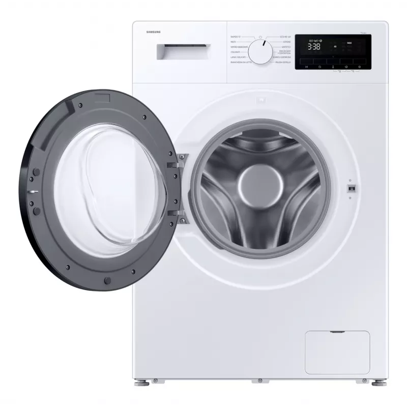 Máquina de lavar roupa Samsung WW80FG3M05AWLF de carregamento frontal 8 kg 1400 rpm branco