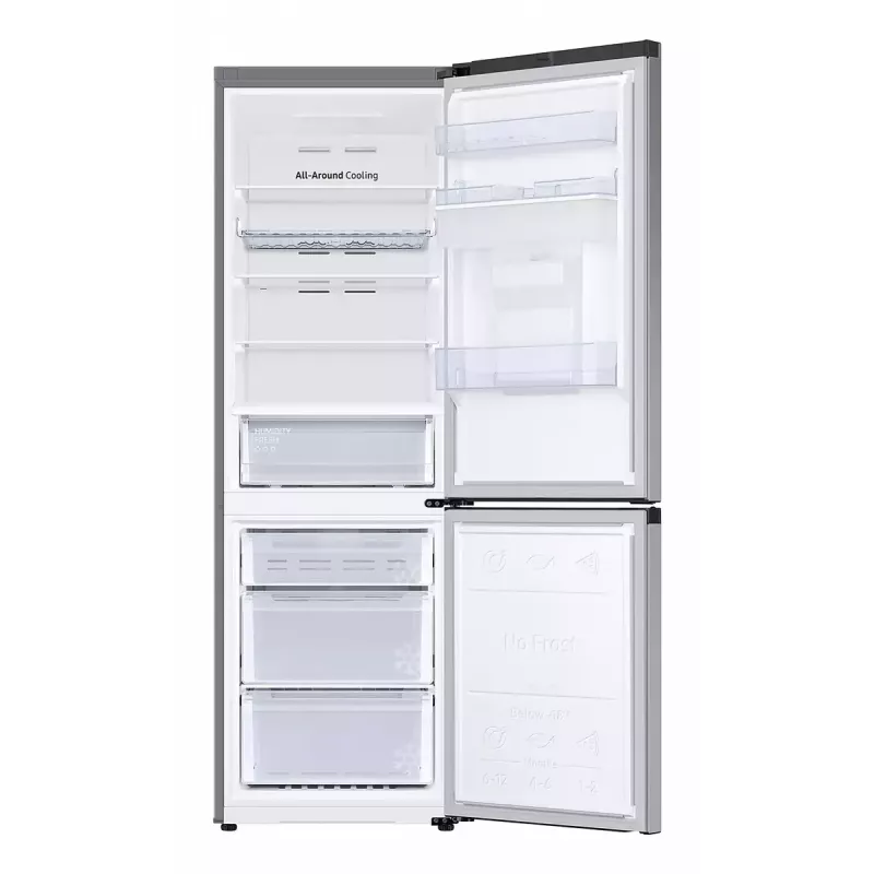 Frigorífico combinado Samsung Series 6 RB34C632ESA/EU Classic com tecnologia SpaceMax™ – prateado