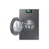 Máquina de lavar e secar roupa Samsung WD18DB8995BZ de instalação livre carregamento frontal aço inoxidável A