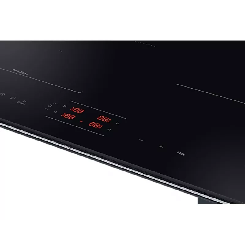 Samsung NZ64B5045FK/U2 placa de indução encastrável, 4 zonas, comandos tácteis, sem moldura, Wi-Fi, 590×520×48 mm, preta
