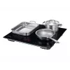 Samsung NZ64B5045FK/U2 placa de indução encastrável, 4 zonas, comandos tácteis, sem moldura, Wi-Fi, 590×520×48 mm, preta