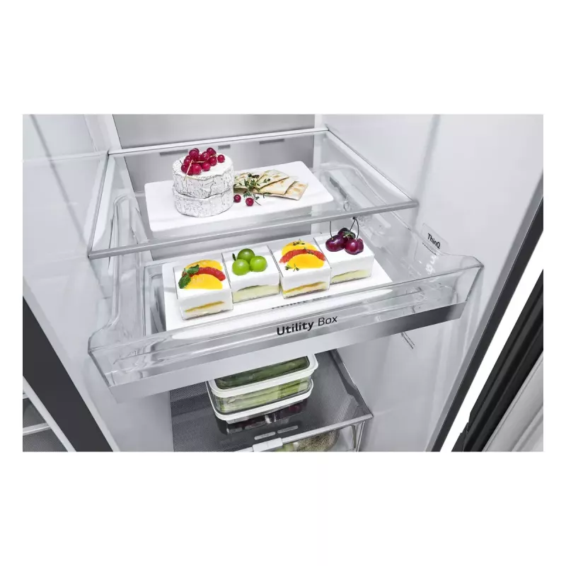 Frigorífico americano LG InstaView™ ThinQ™ GSXV90MCAE 635 L