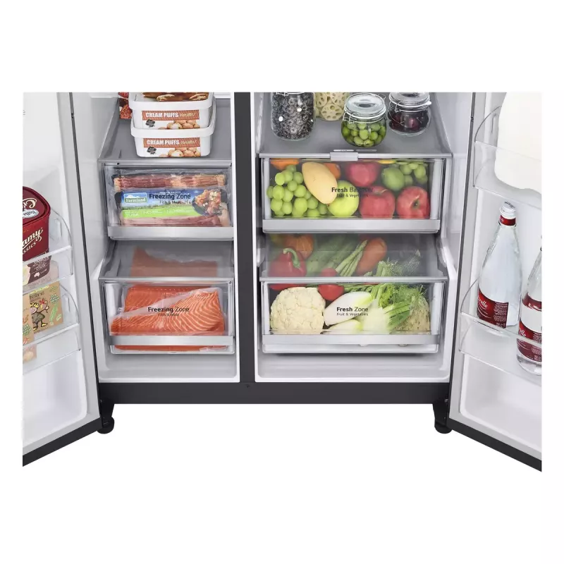 Frigorífico americano LG InstaView™ ThinQ™ GSXV90MCAE 635 L