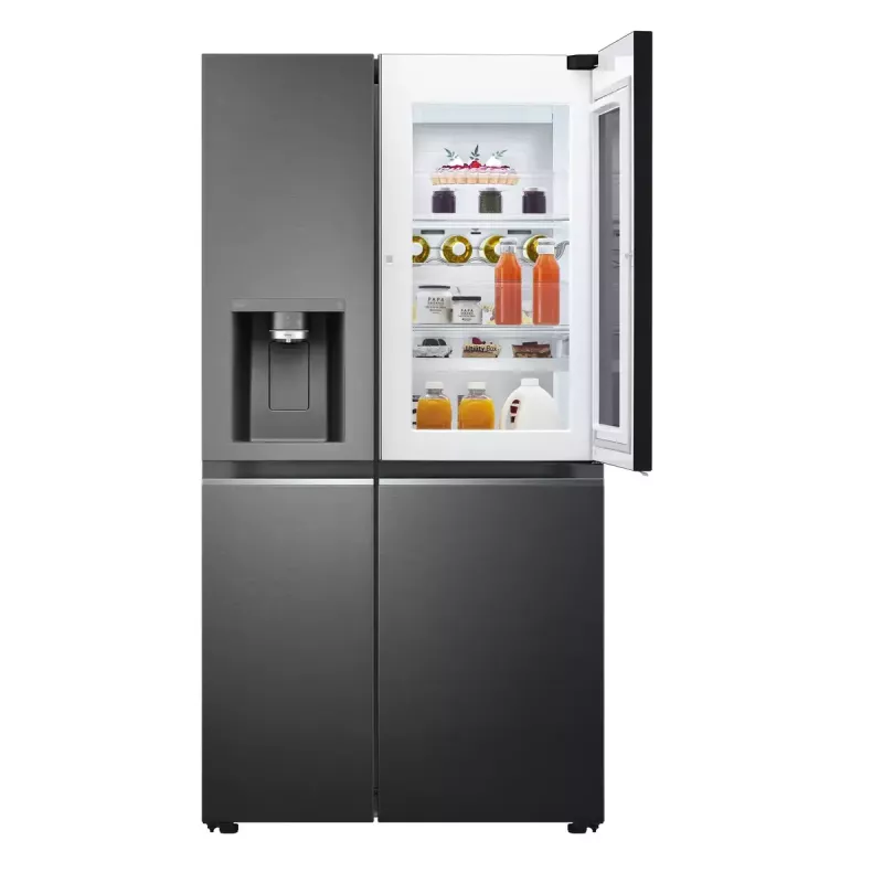 Frigorífico combinado americano LG InstaView™ ThinQ™ GSXV91MCAE 635 L