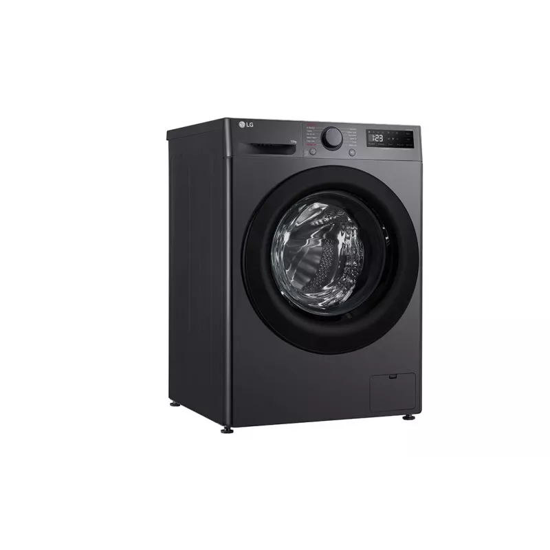 Máquina de lavar roupa LG F4WR510SBM de carregamento frontal 10 kg 1360 rpm preto