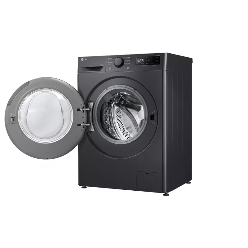 Máquina de lavar roupa LG F4WR510SBM de carregamento frontal 10 kg 1360 rpm preto