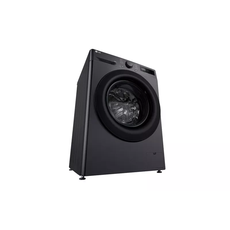 Máquina de lavar roupa LG F4WR510SBM de carregamento frontal 10 kg 1360 rpm preto