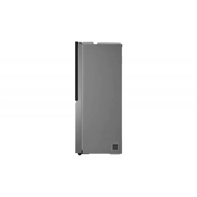 Frigorífico side-by-side LG InstaView GSXV91PZAE de instalação livre 635 L preto, aço inoxidável