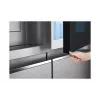 Frigorífico side-by-side LG InstaView GSXV91PZAE de instalação livre 635 L preto, aço inoxidável