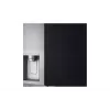 Frigorífico side-by-side LG InstaView GSXV91PZAE de instalação livre 635 L preto, aço inoxidável