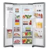 Frigorífico side-by-side LG GSLC41PYPE, 641 L total, zona de refrigeração 420 L / zona de congelação 221 L, de instalação livre, prateado