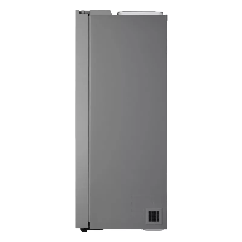 Frigorífico side-by-side LG GSLC41PYPE, 641 L total, zona de refrigeração 420 L / zona de congelação 221 L, de instalação livre, prateado