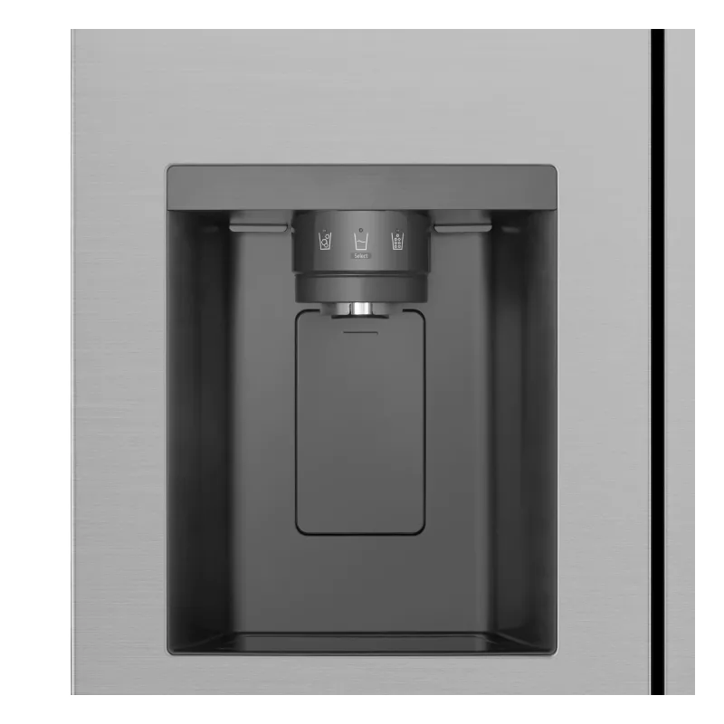 Frigorífico side-by-side LG GSLC41PYPE, 641 L total, zona de refrigeração 420 L / zona de congelação 221 L, de instalação livre, prateado