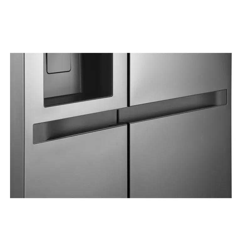 Frigorífico side-by-side LG GSLC41PYPE, 641 L total, zona de refrigeração 420 L / zona de congelação 221 L, de instalação livre, prateado