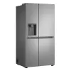 Frigorífico side-by-side LG GSLC41PYPE, 641 L total, zona de refrigeração 420 L / zona de congelação 221 L, de instalação livre, prateado