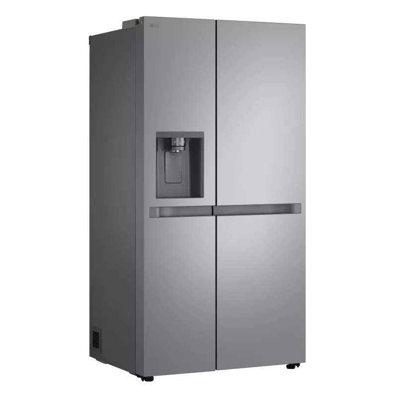 Frigorífico side-by-side LG GSLC41PYPE, 641 L total, zona de refrigeração 420 L / zona de congelação 221 L, de instalação livre, prateado
