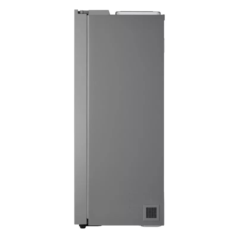 Frigorífico side-by-side LG GSLC41PYPE, 641 L total, zona de refrigeração 420 L / zona de congelação 221 L, de instalação livre, prateado