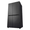 Frigorífico side-by-side LG GSBC40EPPE de instalação livre 664 L E preto