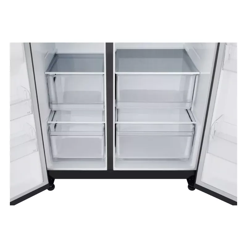 Frigorífico side-by-side LG GSBC40EPPE de instalação livre 664 L E preto