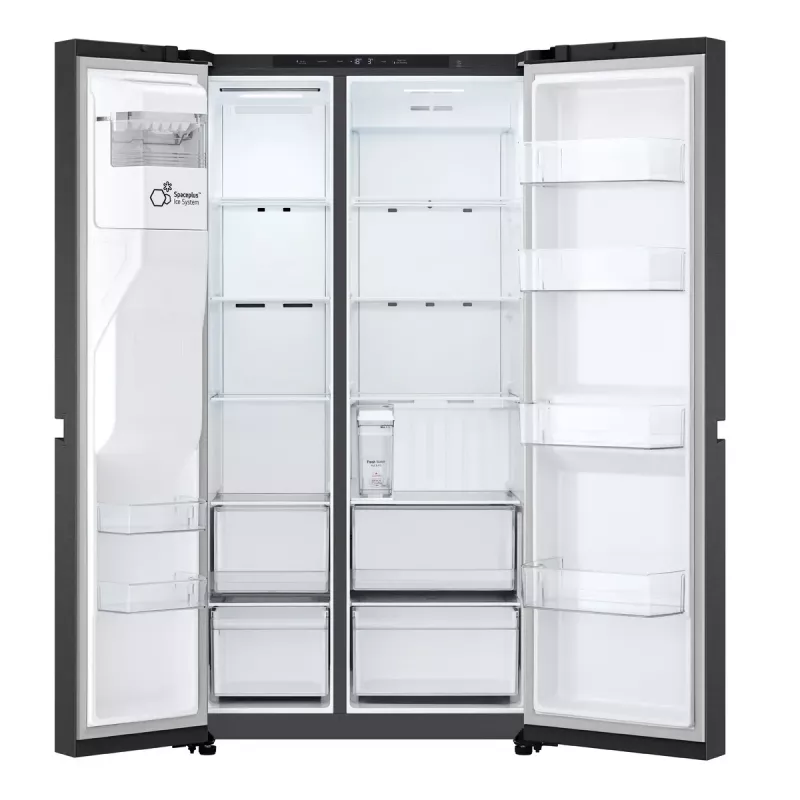 Frigorífico side-by-side LG GSLC41EPPE de instalação livre 641 L preto