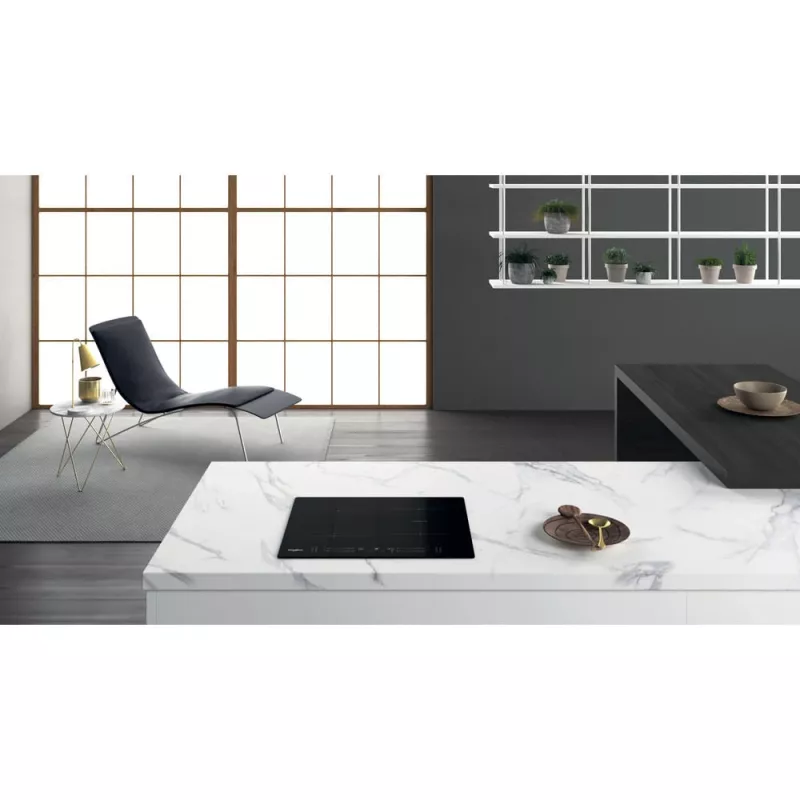Placa de indução por zonas Whirlpool WB S2560 NE preto encastrável 59 cm 4 zona(s)