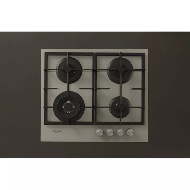 Fogão a gás encastrável Whirlpool AKTL 629/S prateado 4 zona(s)