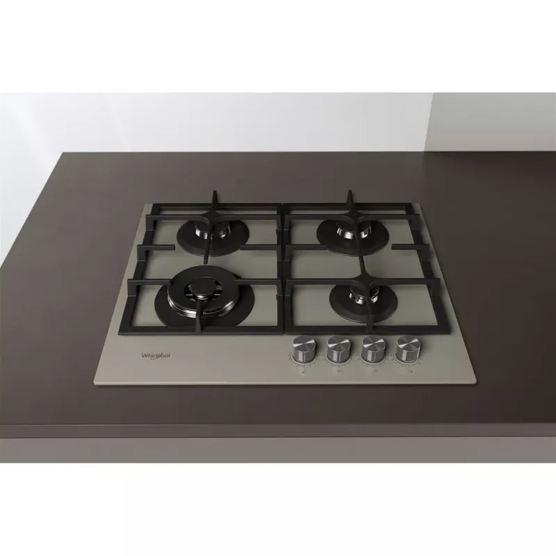 Fogão a gás encastrável Whirlpool AKTL 629/S prateado 4 zona(s)