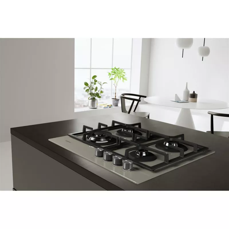 Fogão a gás encastrável Whirlpool AKTL 629/S prateado 4 zona(s)