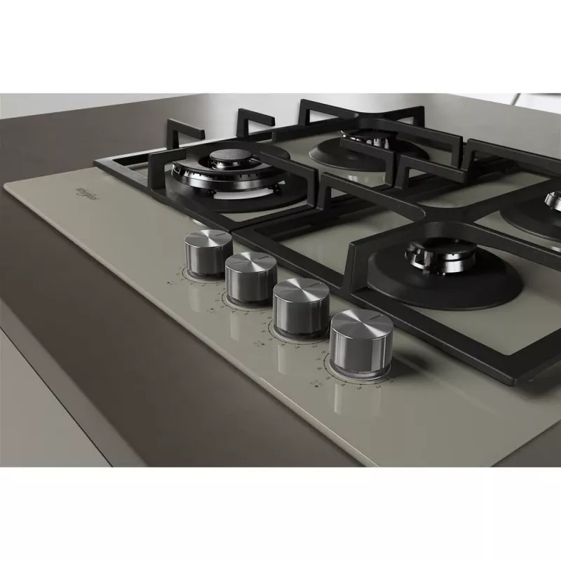 Fogão a gás encastrável Whirlpool AKTL 629/S prateado 4 zona(s)