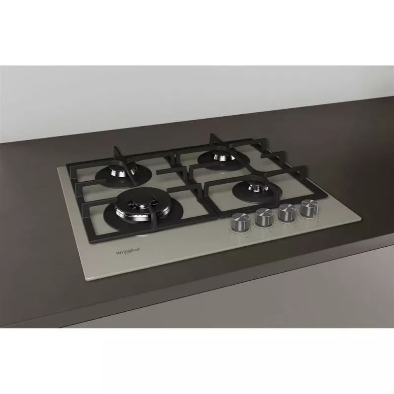 Fogão a gás encastrável Whirlpool AKTL 629/S prateado 4 zona(s)