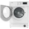 Whirlpool BI WMWG 71483E EU N máquina de lavar roupa totalmente integrável, 7 kg, 1400 rpm, classe energética D, branca