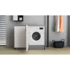 Whirlpool BI WMWG 71483E EU N máquina de lavar roupa totalmente integrável, 7 kg, 1400 rpm, classe energética D, branca