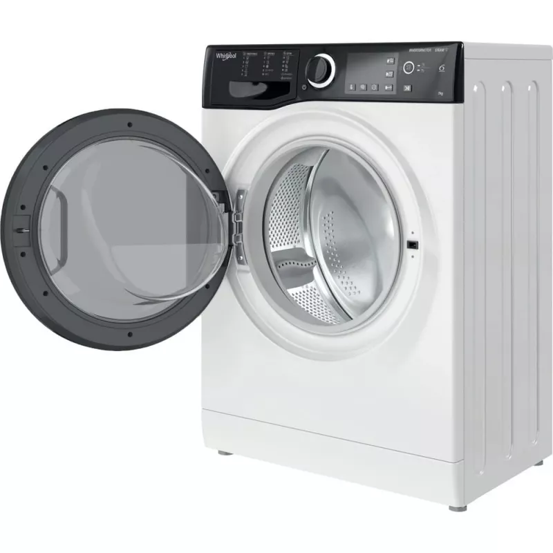 Máquina de lavar roupa Whirlpool WRSB 7259 D EU de carregamento frontal 7 kg 1151 rpm preto, branco