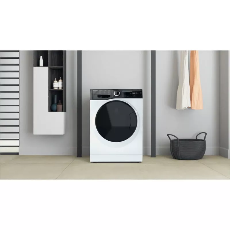 Máquina de lavar roupa Whirlpool WRSB 7259 D EU de carregamento frontal 7 kg 1151 rpm preto, branco