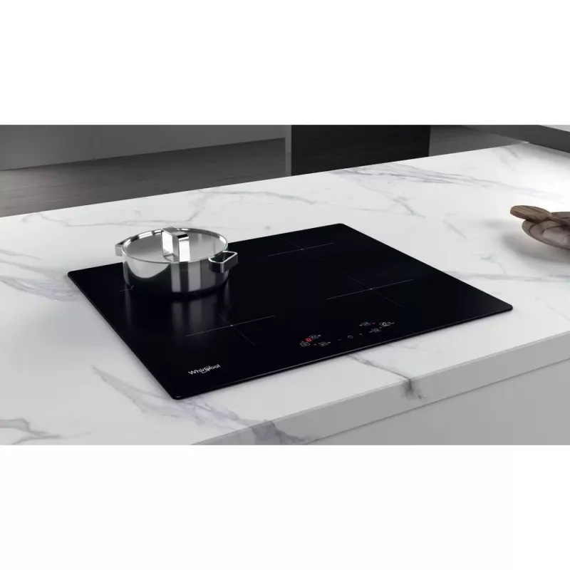 Placa de indução por zonas Whirlpool WS Q2160 NE preto encastrável 59 cm 4 zona(s)