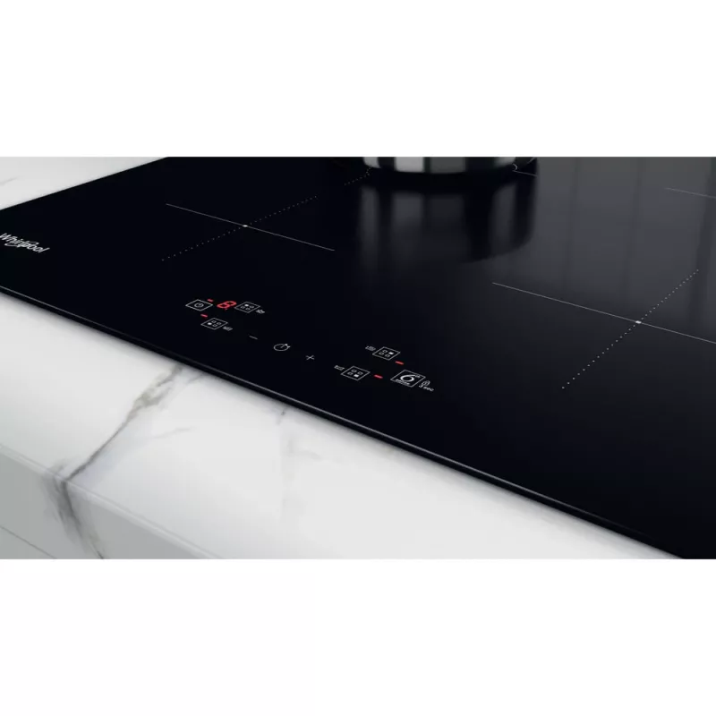 Placa de indução por zonas Whirlpool WS Q2160 NE preto encastrável 59 cm 4 zona(s)