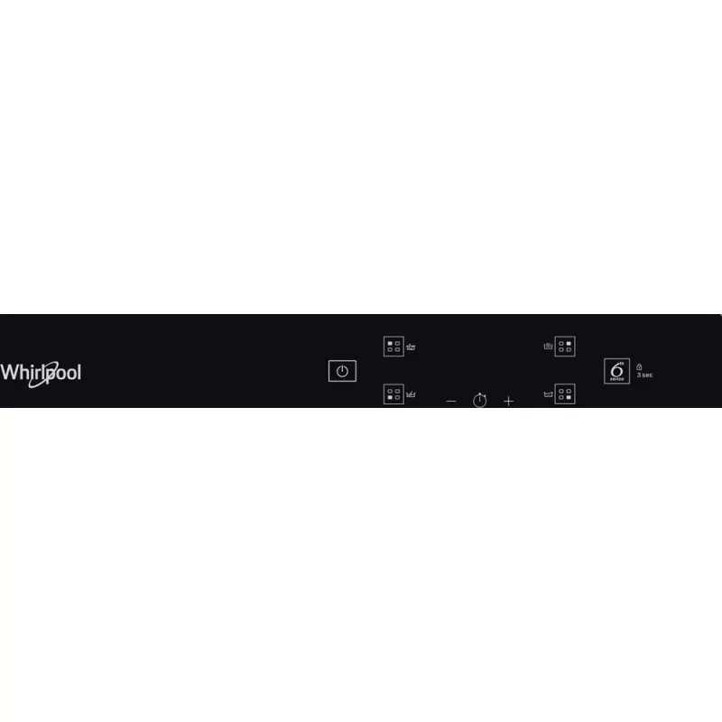Placa de indução por zonas Whirlpool WS Q2160 NE preto encastrável 59 cm 4 zona(s)