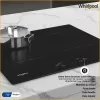 Placa de indução por zonas Whirlpool WS Q2160 NE preto encastrável 59 cm 4 zona(s)