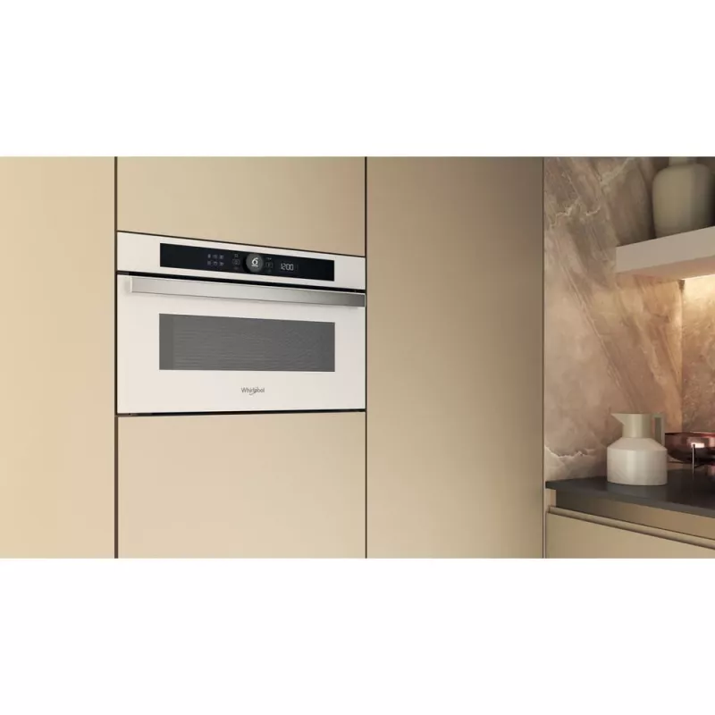 Micro-ondas com grelhador Whirlpool WMD44MW branco encastrável 31 L 1000 W