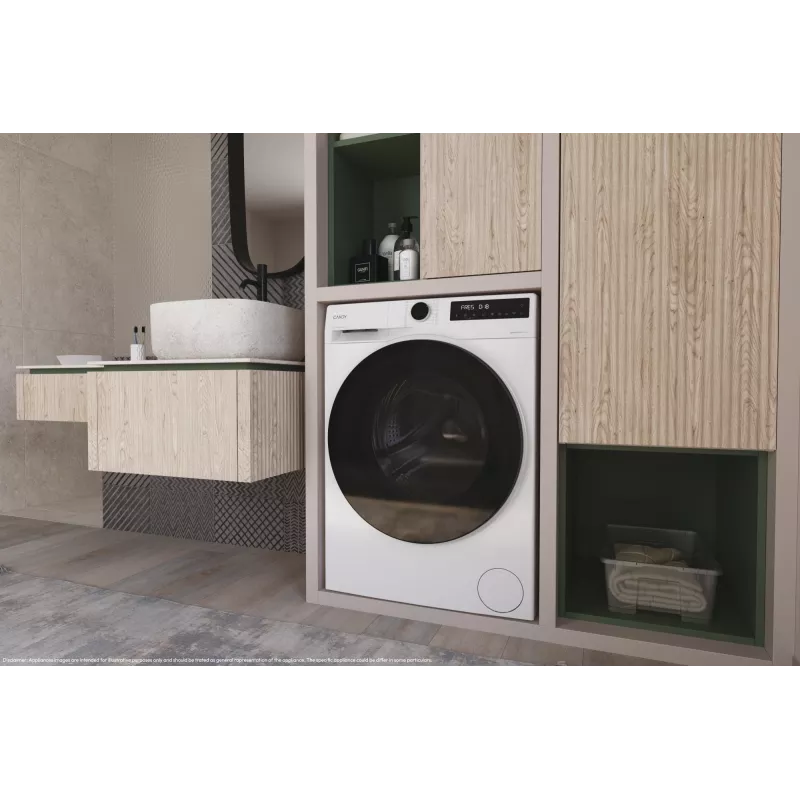 Máquina de lavar roupa Candy BP 410BL8-S de carregamento frontal 10 kg 1400 rpm branco