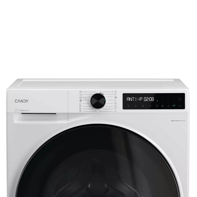 Máquina de lavar e secar roupa Candy BWR 485SBL6-S de instalação livre carregamento frontal branco