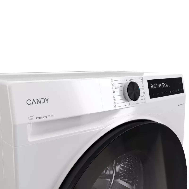Máquina de lavar e secar roupa Candy BWR 485SBL6-S de instalação livre carregamento frontal branco