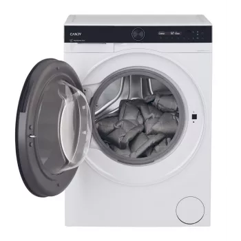Máquina de lavar e secar roupa Candy BWS 485SB8-S de instalação livre carregamento frontal branco