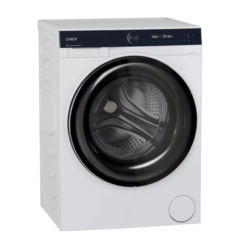Máquina de lavar e secar roupa Candy BWS 485SB8-S de instalação livre carregamento frontal branco
