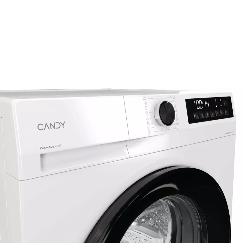 Candy GD 49B8-S máquina de lavar roupa de carga frontal, 9 kg, 1400 rpm, classe energética A, branca
