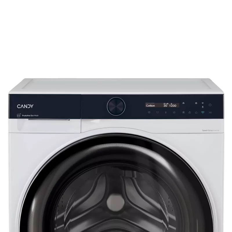 Máquina de lavar roupa Candy BS 49B9-S de carregamento frontal 9 kg 1400 rpm preto, branco