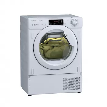 Máquina de secar roupa com bomba de calor Candy BCTD H7A2TE-S encastrável carregamento frontal 7 kg