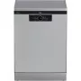 Máquina de lavar louça de instalação livre BEKO BDFN26530X, tamanho grande 60 cm, 15 conjuntos de louça, 44 dB, 6 programas