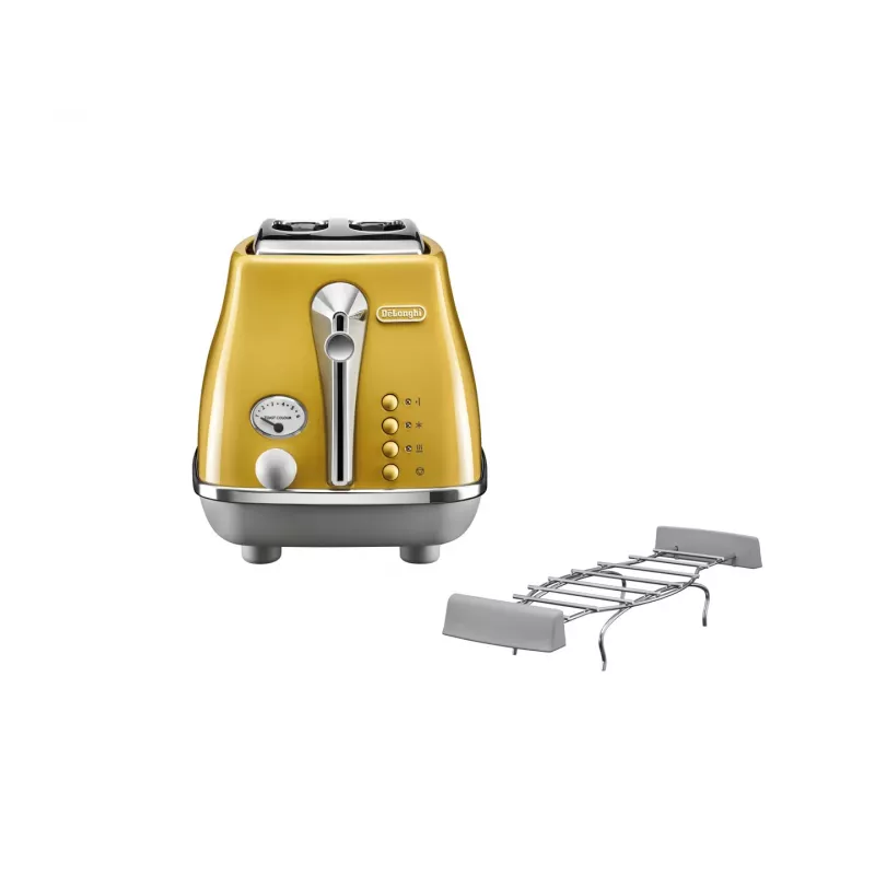 De’Longhi Icona Capitals 2 fatia(s) 900 W Amarelo