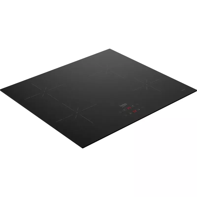 Beko HII64400SMT Placa de cozinhar Preta Integrada 60 cm Placa de indução por zonas 4 zona(s)